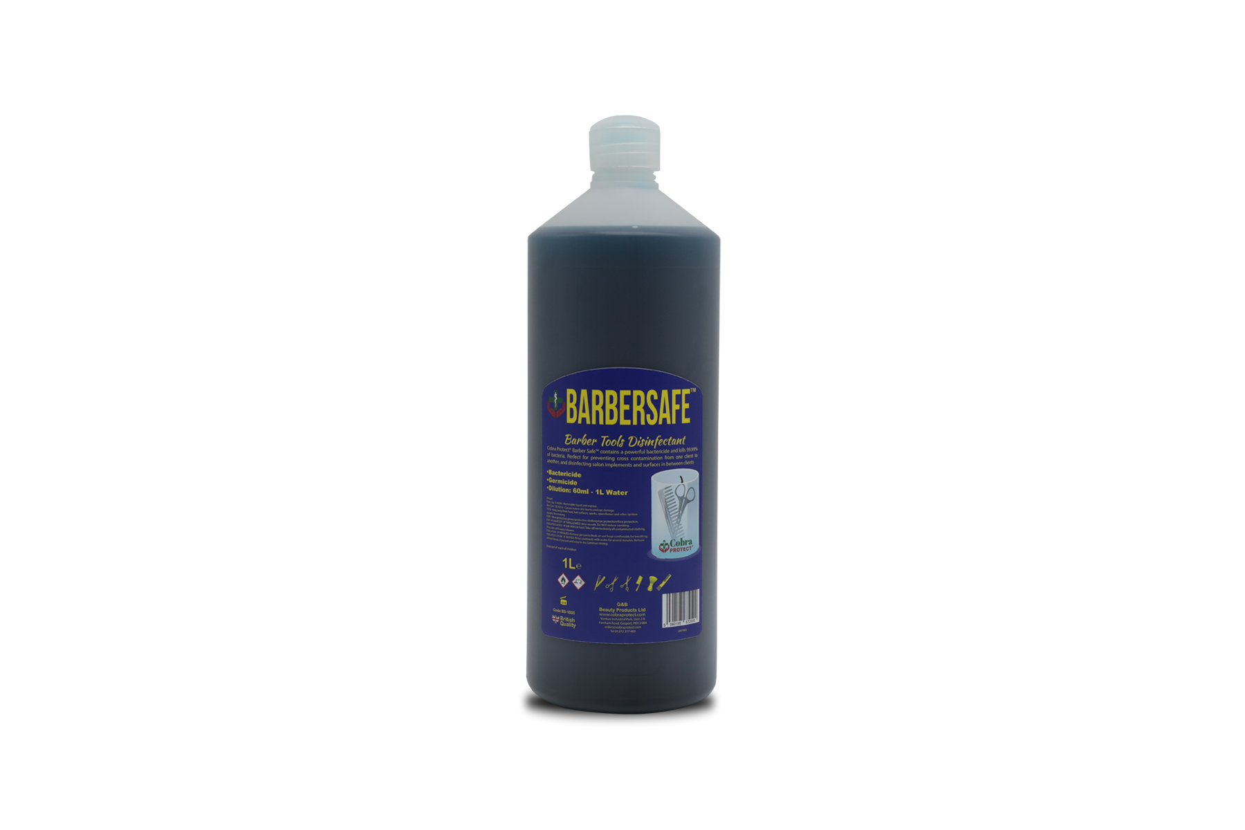 1 L Barbersafe™ + Free 1 Face Shield