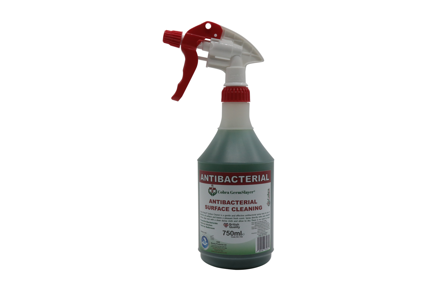 750 ml Anti-Bacterial Surface Sanitiser Spray