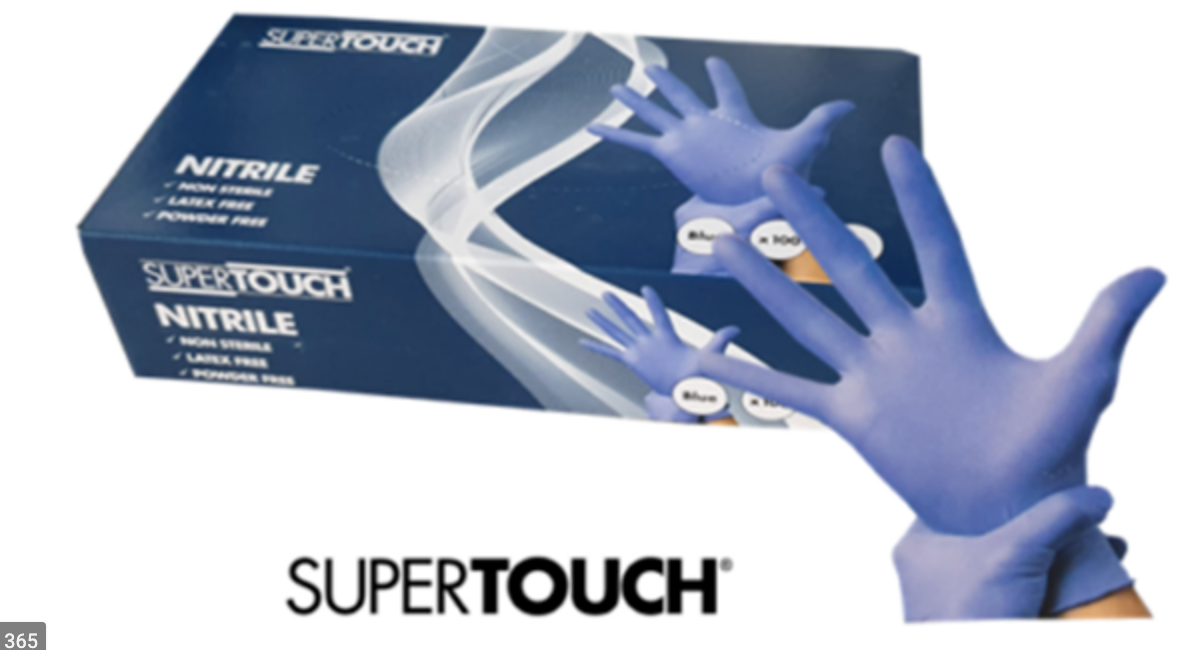 SUPERTOUCH Nitrile Gloves (100 pcs per pack)