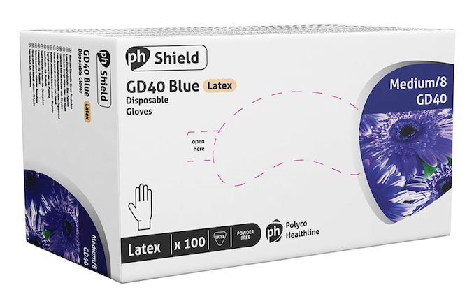 PH SHIELD Latex Gloves (100 pcs per pack)