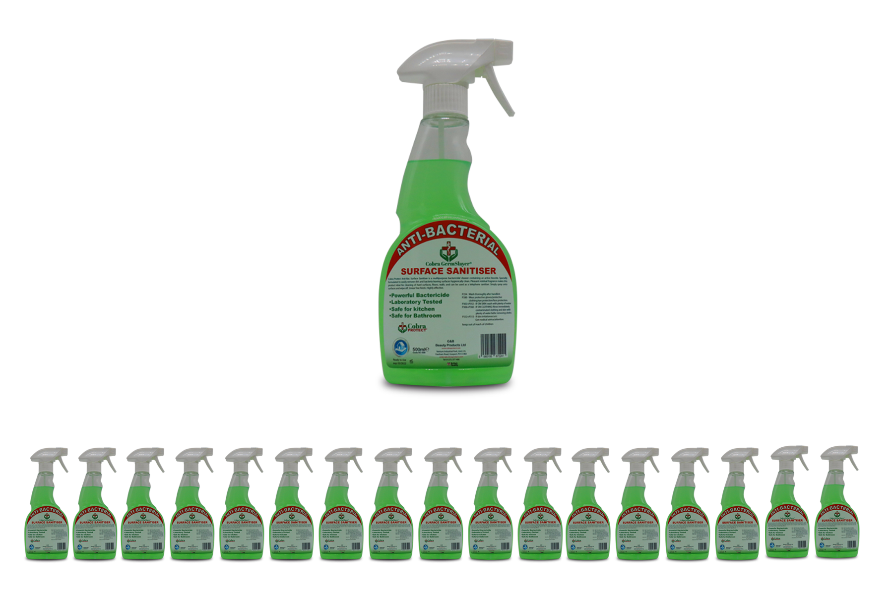 500 ml Anti-Bacterial Surface Sanitiser Spray