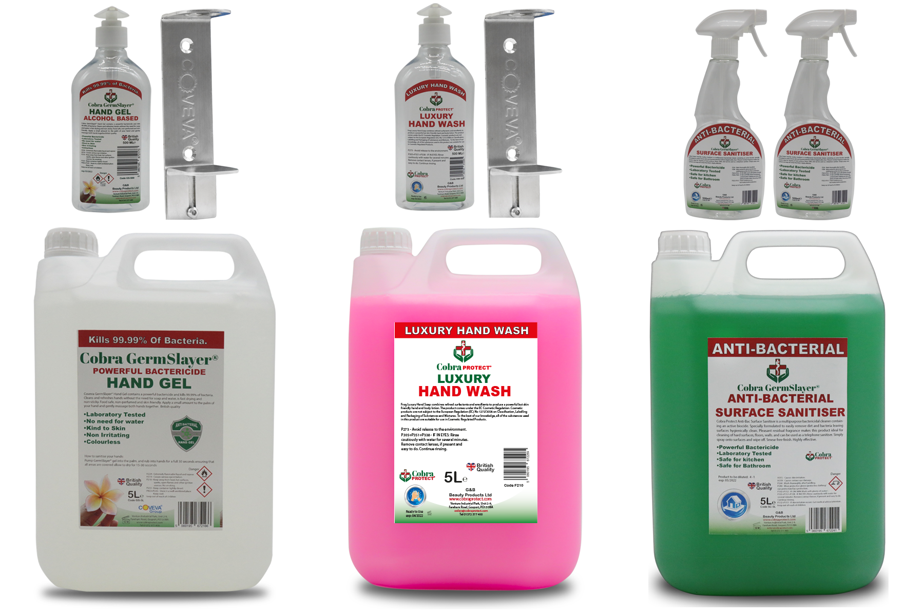 Saving Pack (with 5L Cobra protect Hand Gel)