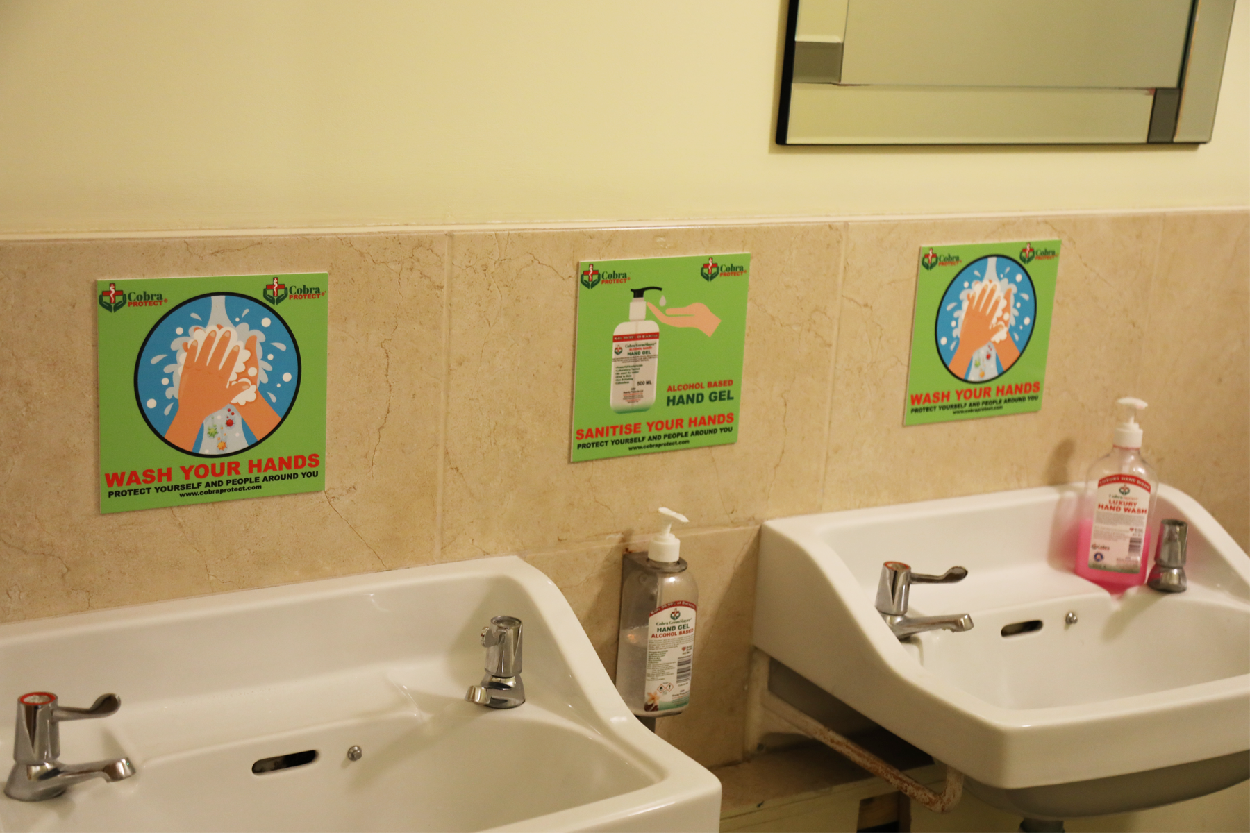 Wash Your Hands Sign 20x20cm